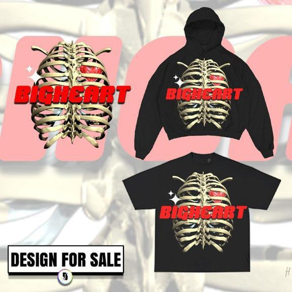 Big Heart Pre-Made Design
