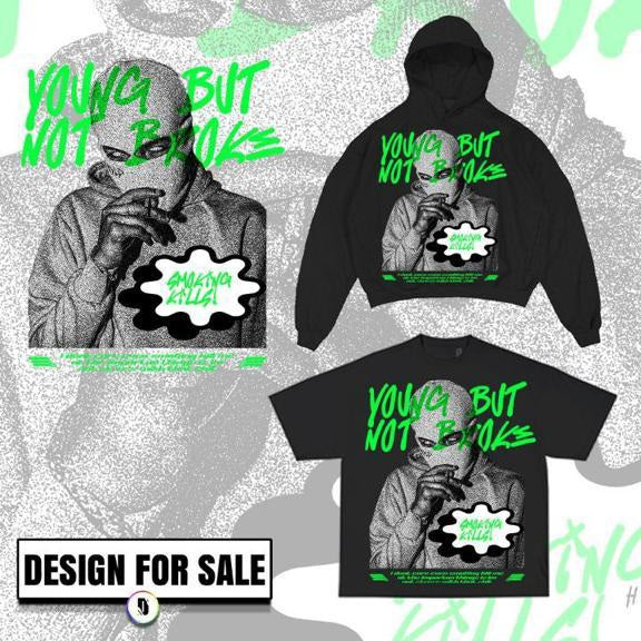 Young But Not Broke Pre-Made Design