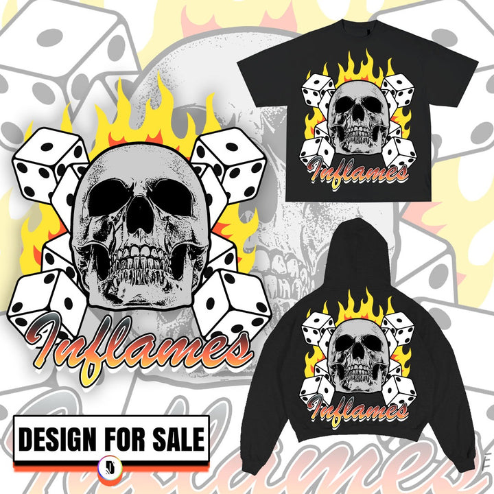 In Flames Pre-Made Design