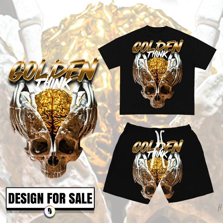 Golden Think Pre-Made Design