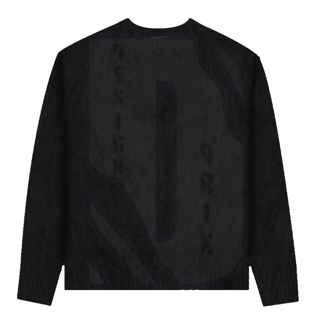 Ribbed Crew Neck Mockup