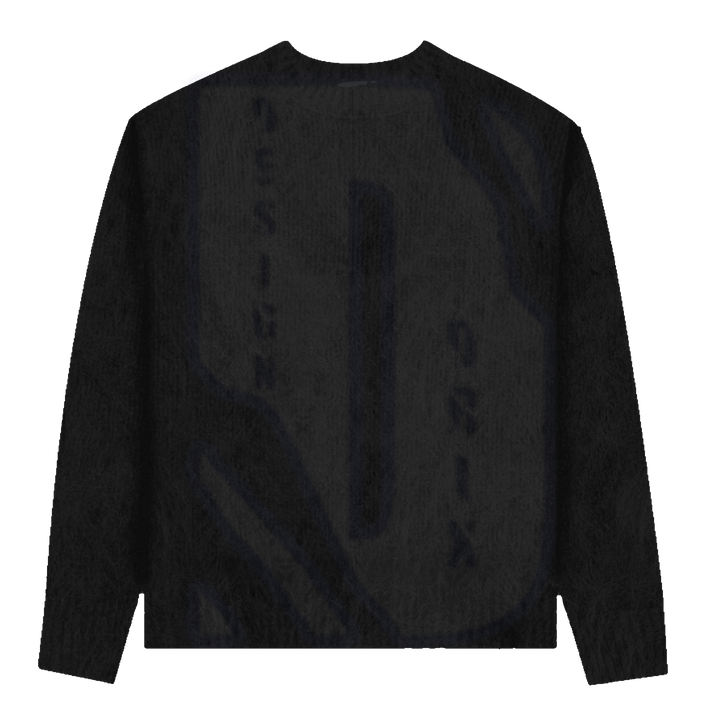 Ribbed Crew Neck Mockup