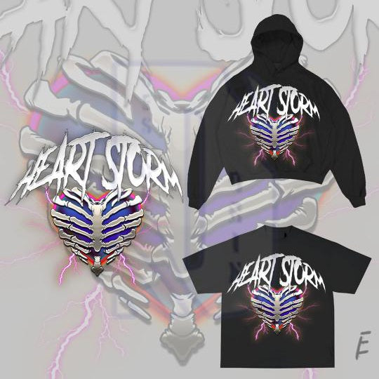 Heart Storm Pre-Made Design