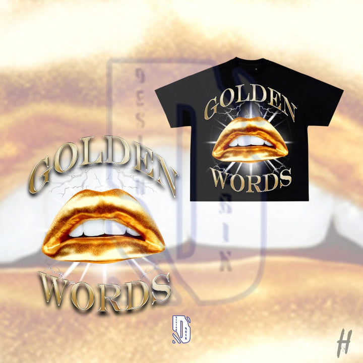 Golden Words Pre-Made Design