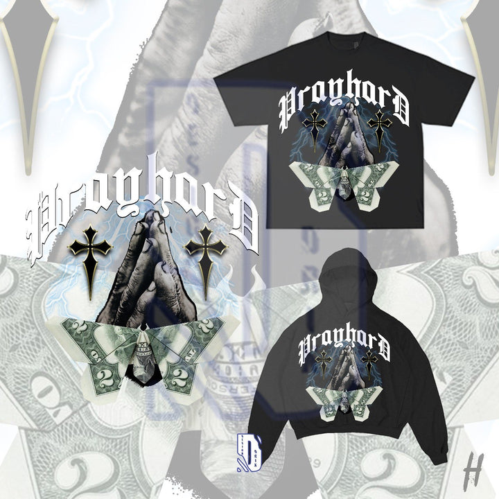 Pray hard Pre-Made Design